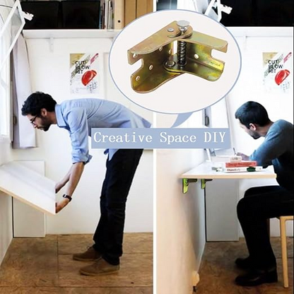 Foldable Hinge Bracket | Smart Support for Small Spaces | Karnz