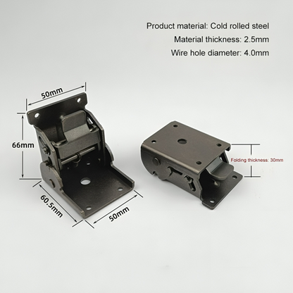 Foldable Hinge Bracket | Smart Support for Small Spaces | Karnz