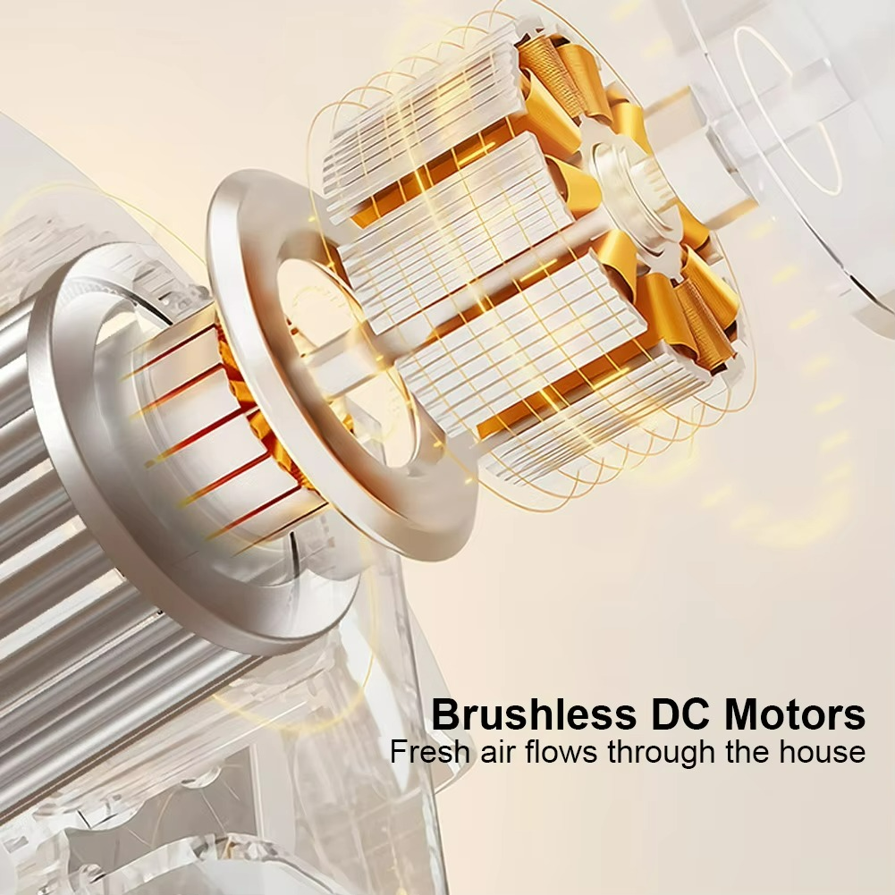 BowLift | AeroBreeze Blade-Free Fan | 360° Air Circulation with Ice Refreshing Breeze
