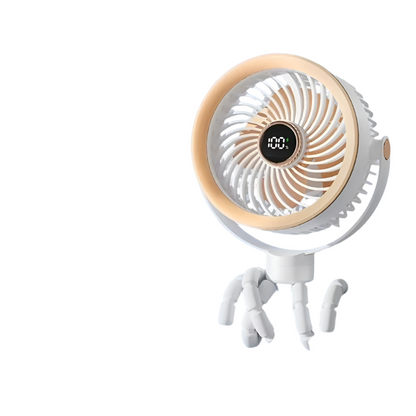 Skanto | Mini USB Fan with Battery, Flexible Mount & Portability