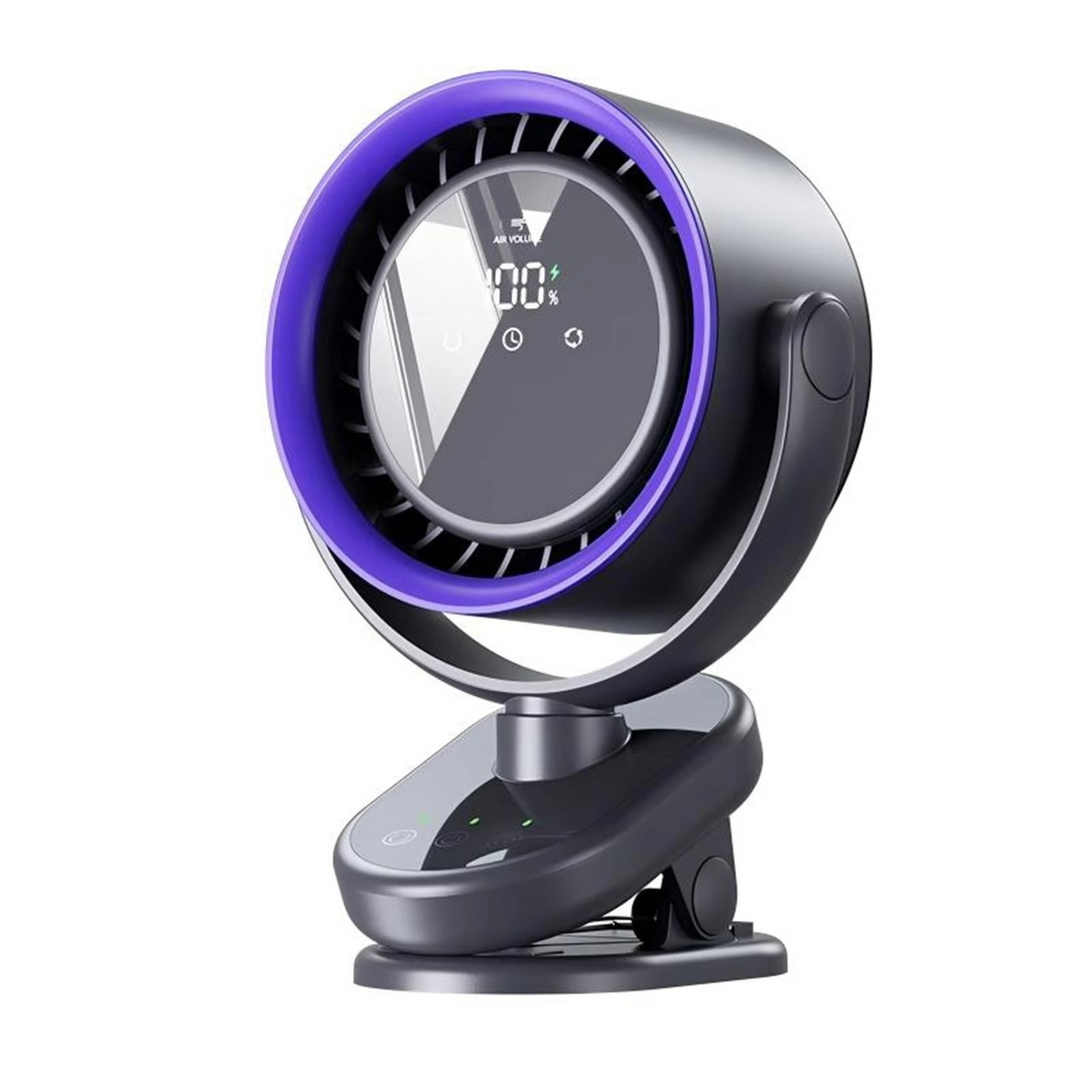 Skanto | Mini USB Fan with Battery, Flexible Mount & Portability
