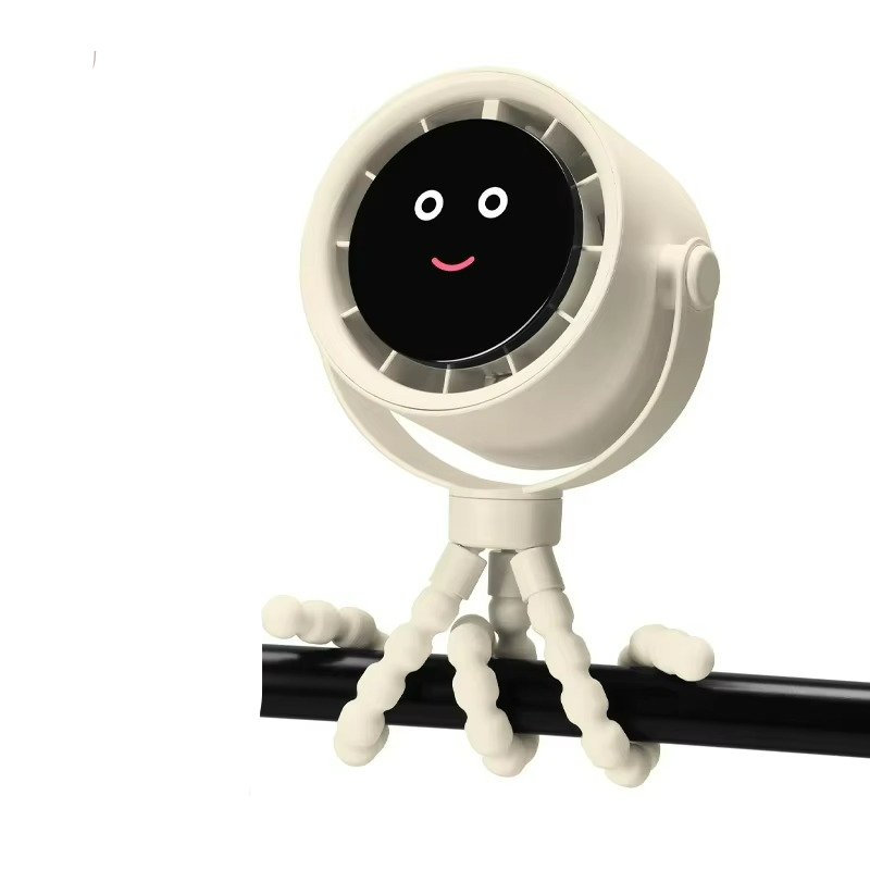 Skanto | Mini USB Fan with Battery, Flexible Mount & Portability