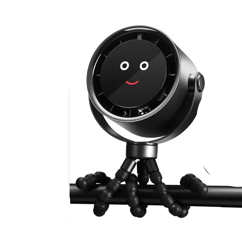Skanto | Mini USB Fan with Battery, Flexible Mount & Portability