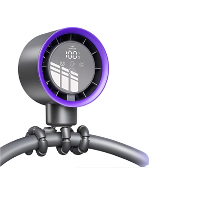 Skanto | Mini USB Fan with Battery, Flexible Mount & Portability