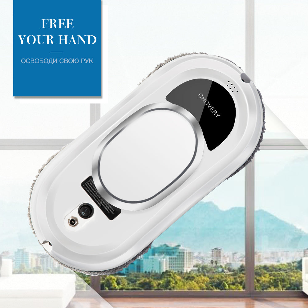 Skanto | CleanBot Smart Window Cleaner with Remote Control – Streak-Free Glass Cleaning