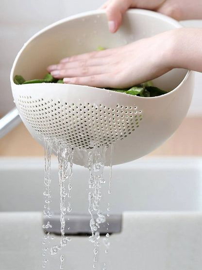Sandsberg Silicone Sieve Rice Bowl Draining Basket