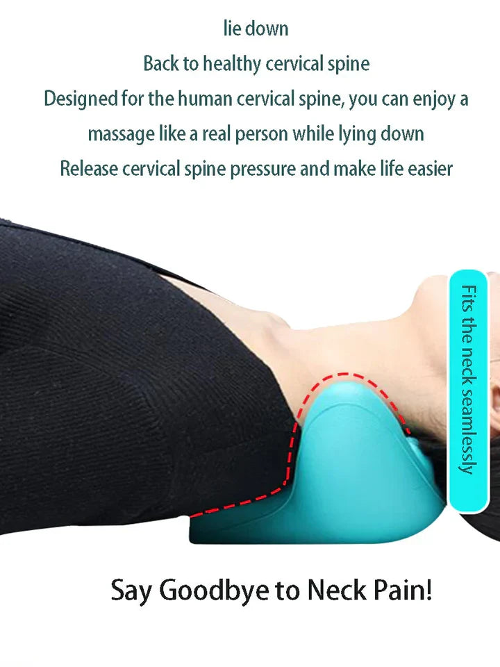 BowLift | Neck and Shoulder Stretch – Cervical Traction Pillow for Spinal Alignment and Massage