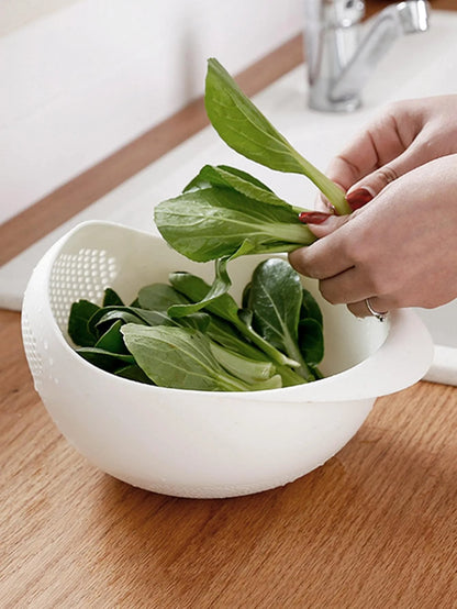Sandsberg Silicone Sieve Rice Bowl Draining Basket