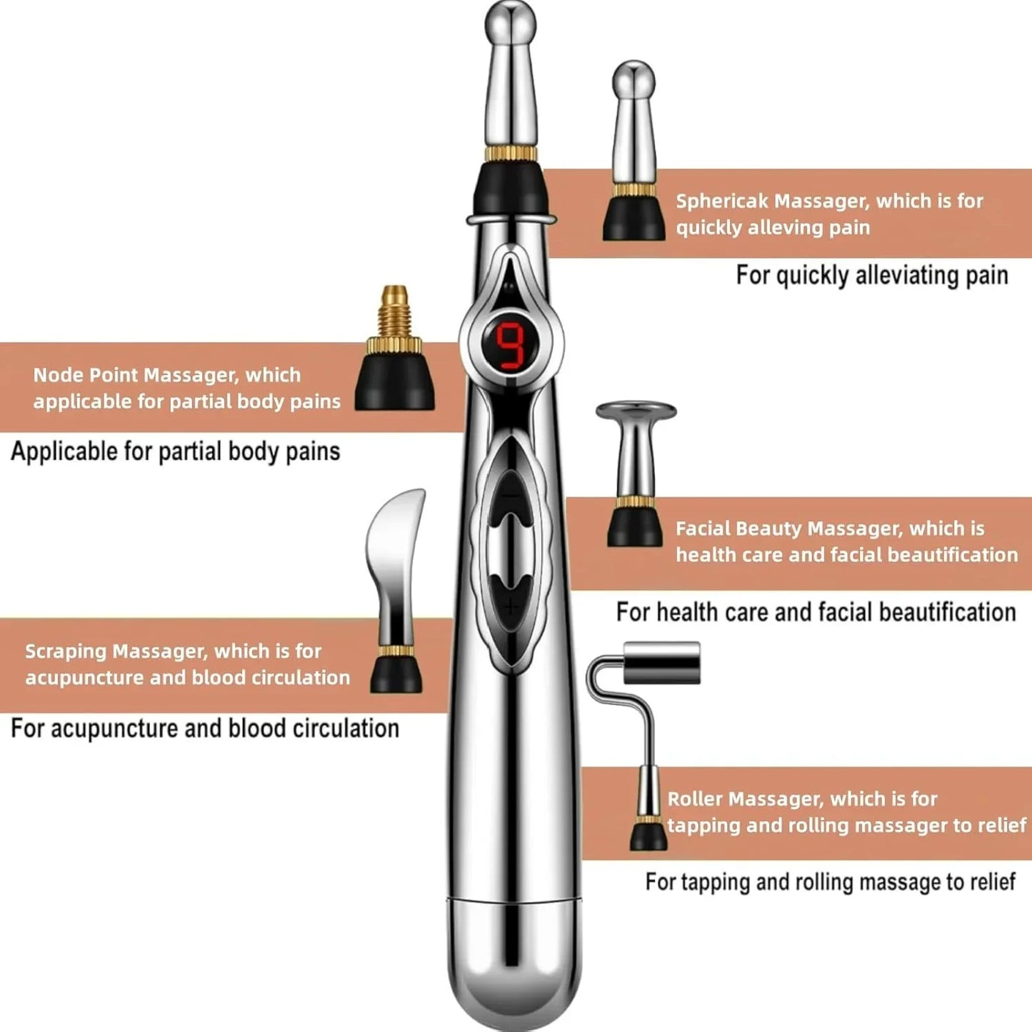 Skanto | Electronic Acupuncture Pen | Meridian Massage Device for Pain Relief