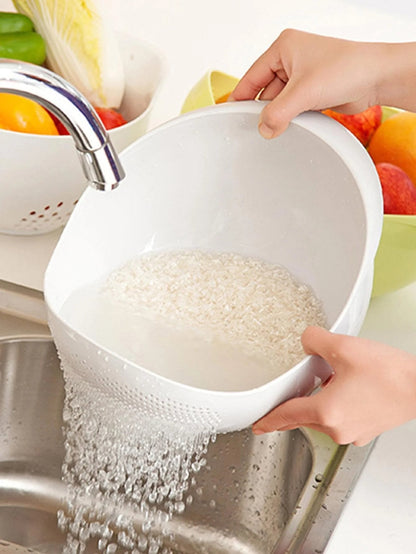 Sandsberg Silicone Sieve Rice Bowl Draining Basket