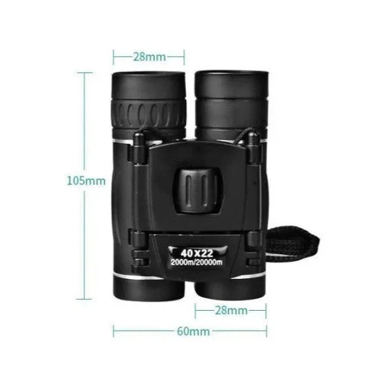 Military HD 40x22 Binoculars Professional Hunting Scope