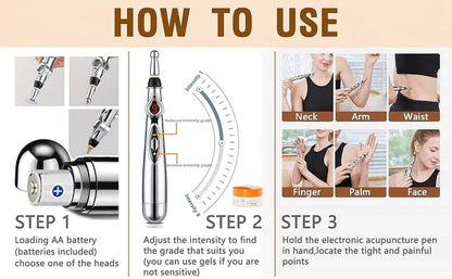 Skanto | Electronic Acupuncture Pen | Meridian Massage Device for Pain Relief