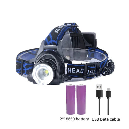 BowLift | Powerful Waterproof LED Headlamp with Zoom & Rechargeable Battery – Outdoor Adventure Light