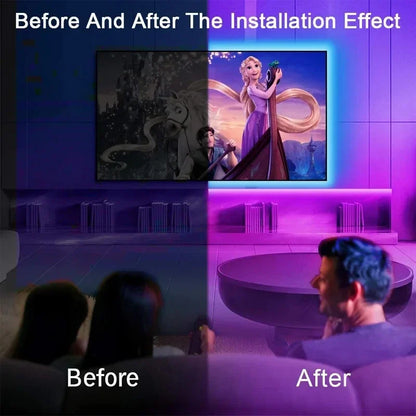 USB LED STRIPE WITH COLOR CHANGE - RGB LIGHT FOR ROOM DECORATION & TV BACKLIGHTING | Karnz