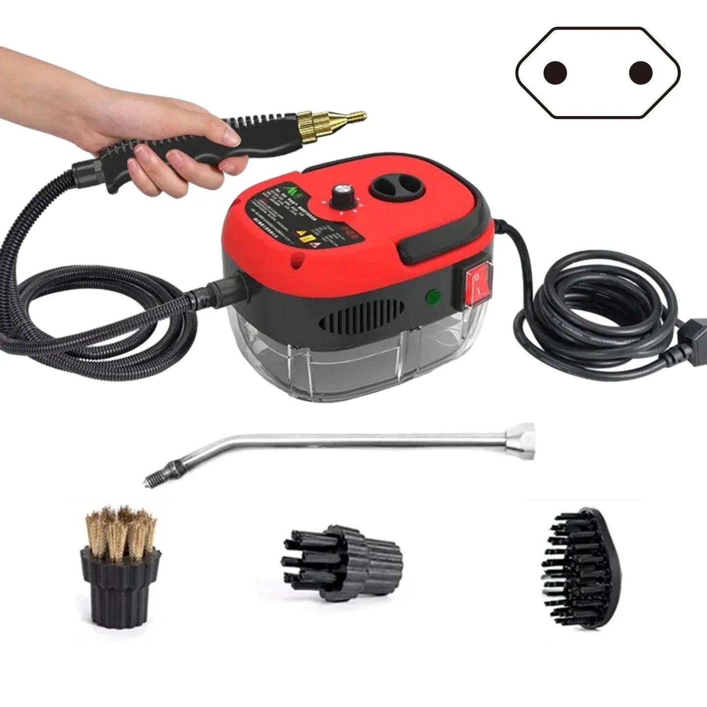 BowLift | 2500W HIGH PRESSURE STEAM CLEANER - 6 SETTINGS FOR HOME & KITCHEN