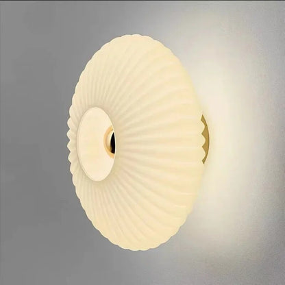 Skanto | NimbusFlux - Wall-Mounted Glass Lamp with Wavy Light