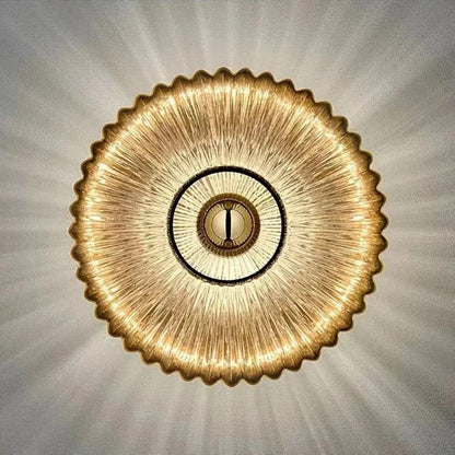 Skanto | NimbusFlux - Wall-Mounted Glass Lamp with Wavy Light