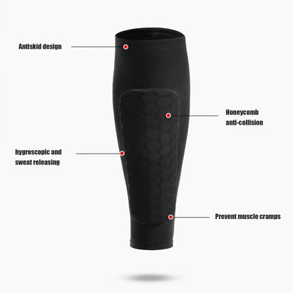 Skanto | Shin Guards with Shock-Absorbing Honeycomb Structure - Football Protection