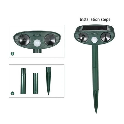 BowLift | Solar Powered Ultrasonic Deer Repeller, Pack Of 4