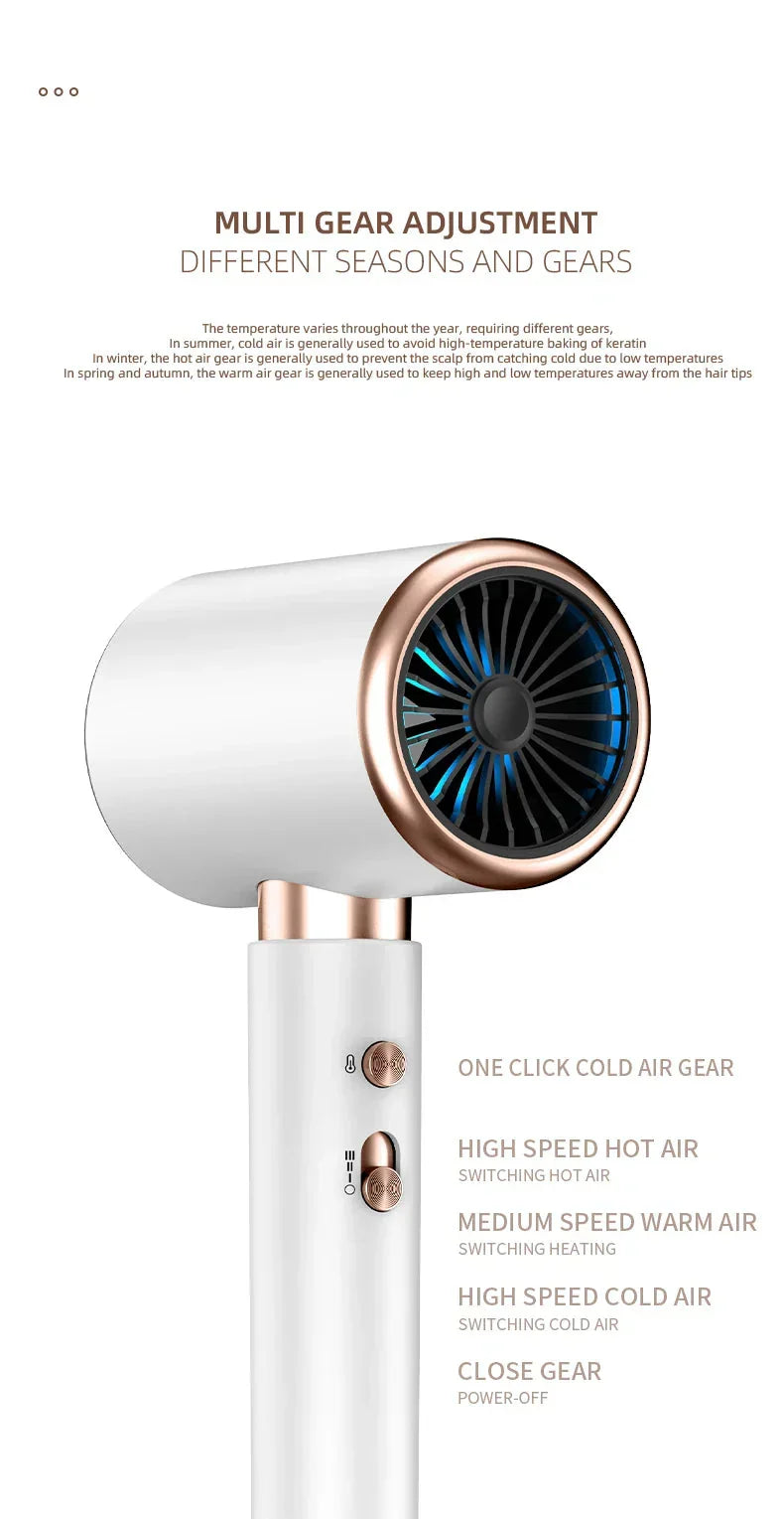 Skanto | 2400W High-Performance Hair Dryer with Cool & Warm Air Function - Ion Technology
