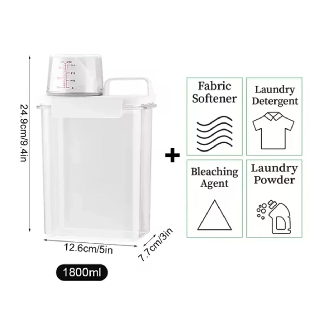 BowLift | Airtight Laundry Detergent Dispenser Storage