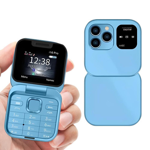 Skanto | Foldable Flip Phone Dual SIM | 1.77" Screen | 1000 mAh | Micro USB