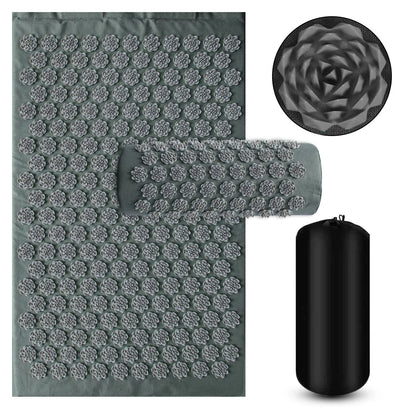 Skanto | Acupressure Yoga Mat with Massage Pillow