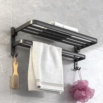 Towel holder with suction cups | Easy installation, secure attachment | Brehn