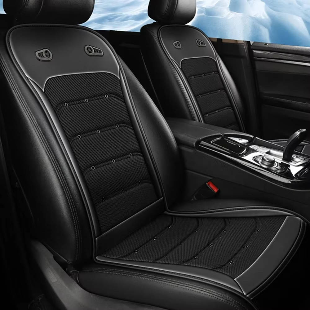 Cooling Car Seat Cushion and Cover with Intelligent Fans, Breathable | Skanto