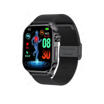 Smartwatch for seniors for blood pressure and blood sugar monitoring