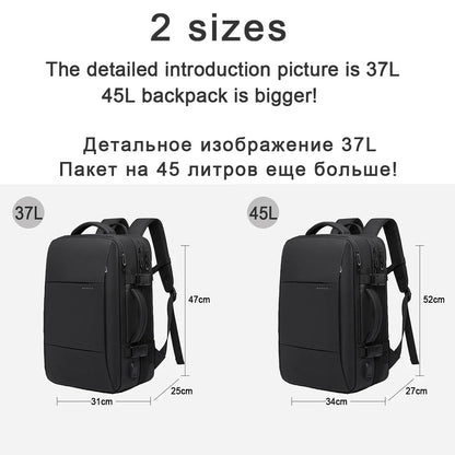 BowLift | Waterproof Expandable Travel Backpack – Large Capacity & Anti-Theft Protection