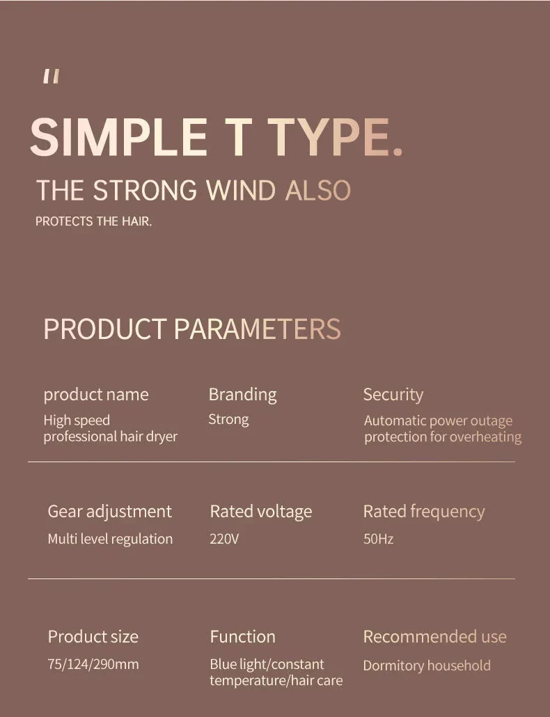 Skanto | 2400W High-Performance Hair Dryer with Cool & Warm Air Function - Ion Technology