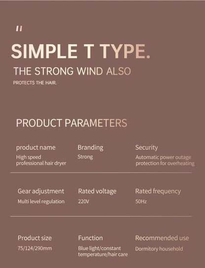 Skanto | 2400W High-Performance Hair Dryer with Cool & Warm Air Function - Ion Technology