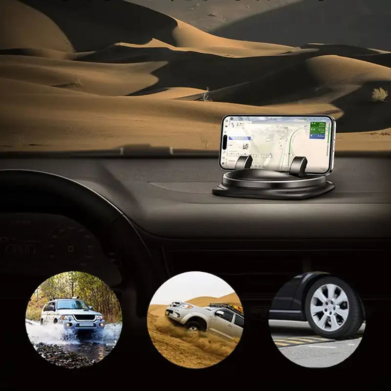 Skanto Skanto | 360° RotateX – Universal Rotating Car Phone Holder | Secure and Adjustable Mount for All Smartphones