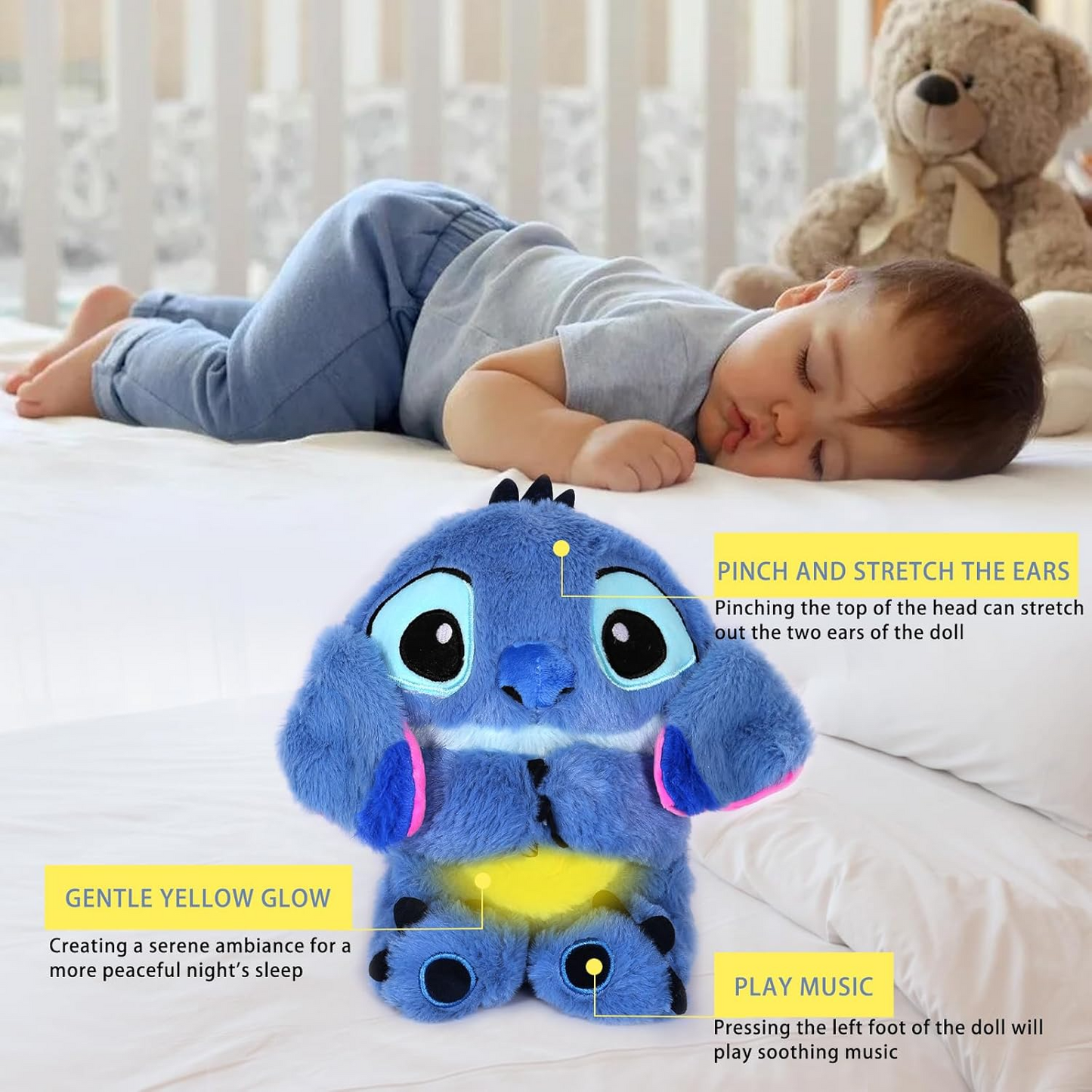 Stitch Plush Sleep Companion | Karnz