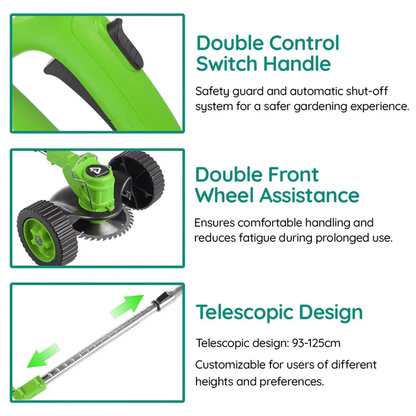 BowLift | Powerful Electric Battery Operated Cordless Grass Trimmer