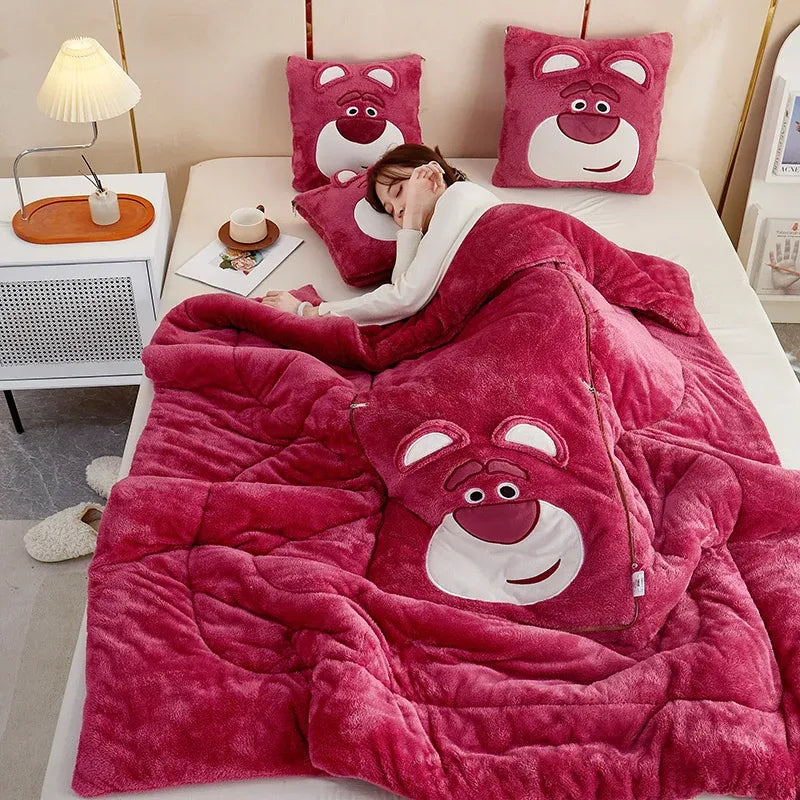 Skanto | Convertible CozyNest Blanket Pillow Combo for Home Comfort