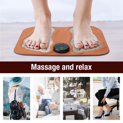 3D Foot Massage Pad | Pain relief for tired feet in seconds – Comfortably from home | Brehn