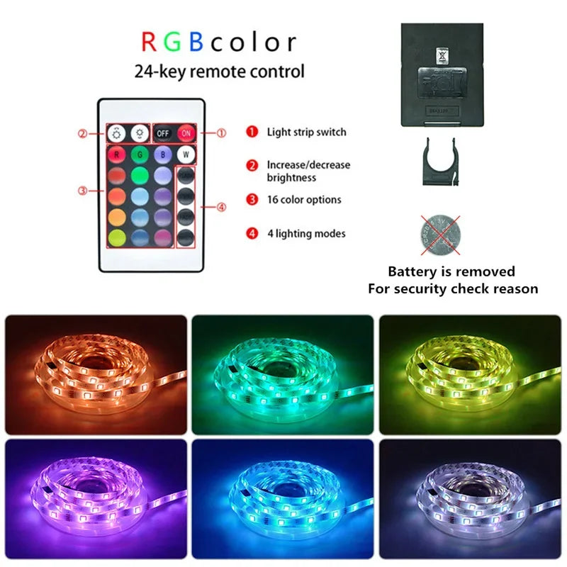 USB LED STRIPE WITH COLOR CHANGE - RGB LIGHT FOR ROOM DECORATION & TV BACKLIGHTING | Karnz