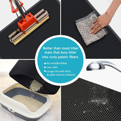 BowLift | Waterproof Double Layer Cat Litter Mat