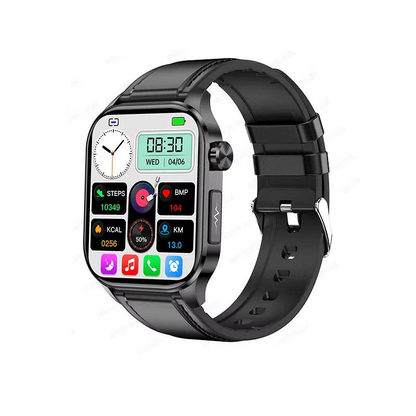 Smartwatch for seniors for blood pressure and blood sugar monitoring