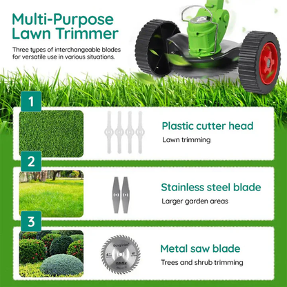 BowLift | Powerful Electric Battery Operated Cordless Grass Trimmer