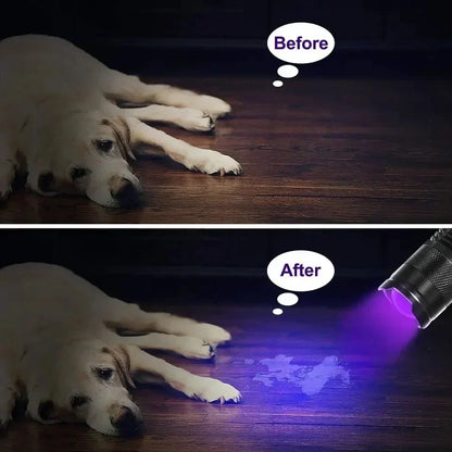 BowLift | LED UV Flashlight - Ultraviolet Inspection Lamp for Pet Urine and Stain Detection