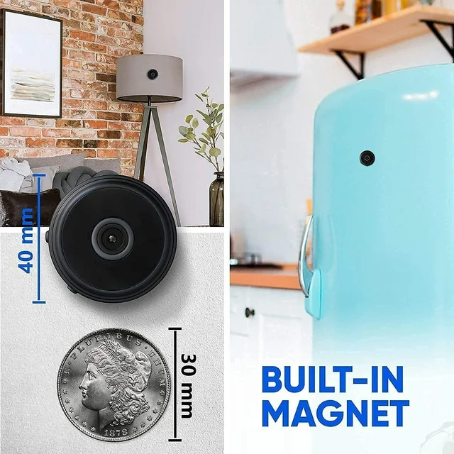Skanto | Mini Wireless Magnetic Camera with Audio and Video Stream
