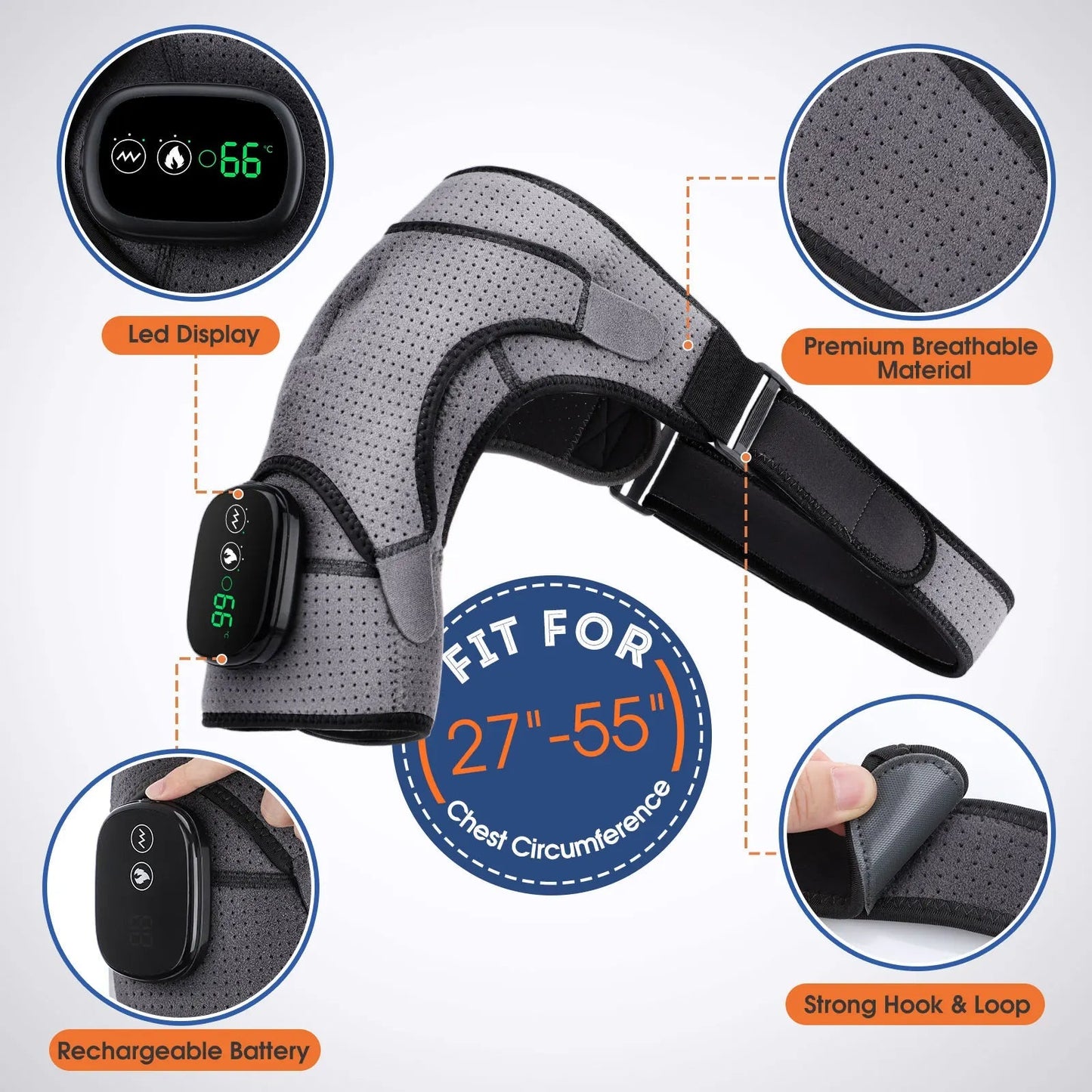 BowLift | Shoulder Massager with Heat and Vibration Massage