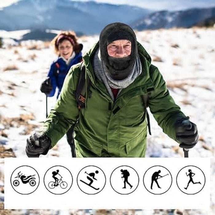 Ski mask with Sherpa hood | Bowlift