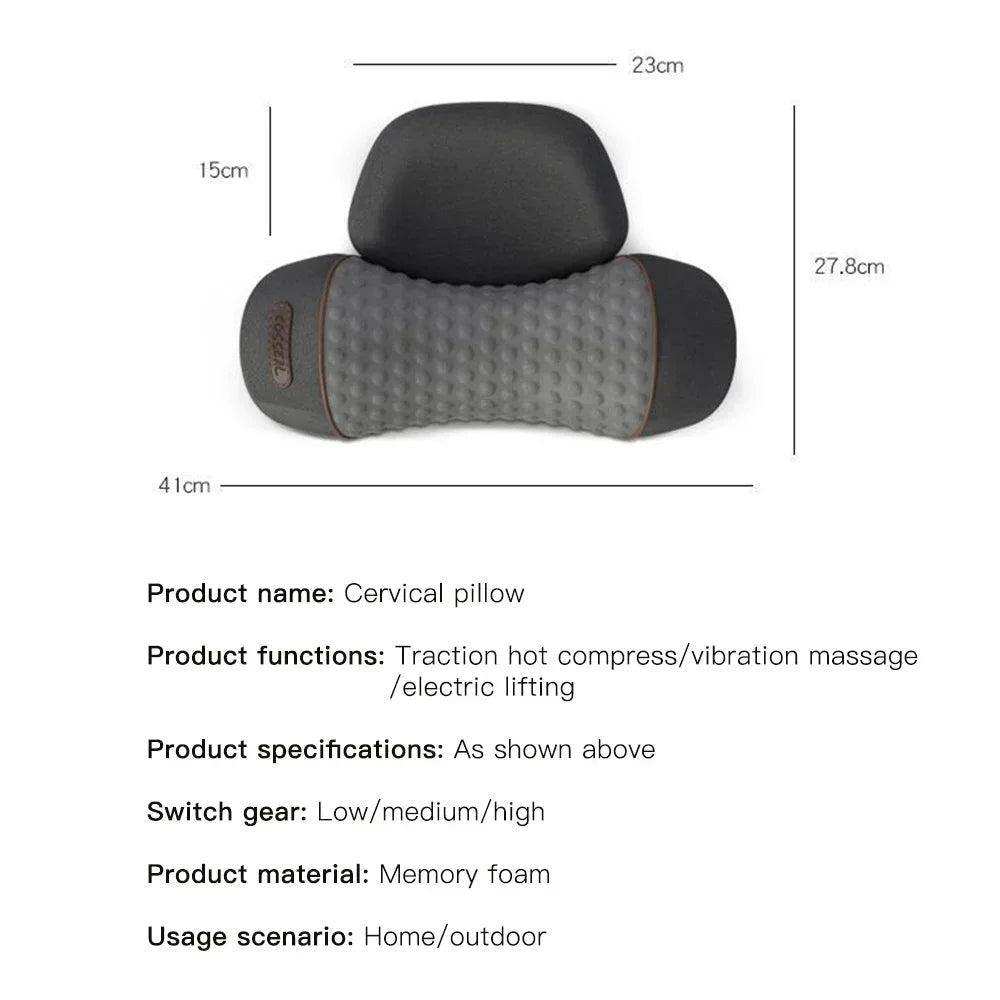 Skanto | Electric Head and Neck Massage Pillow Cervical Pillow