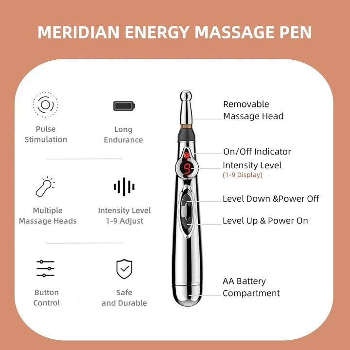 Skanto | Electronic Acupuncture Pen | Meridian Massage Device for Pain Relief