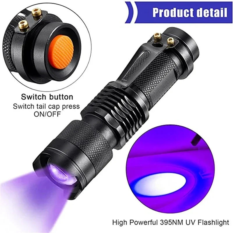 UV Flashlight for Urine and Stains Bowlift