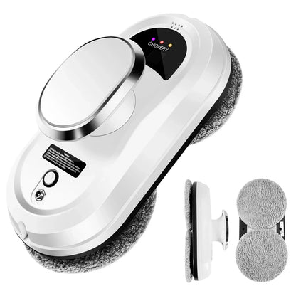CleanBot Robot Window Cleaner – Smart & Hands-Free with Remote for Streak-Free Windows